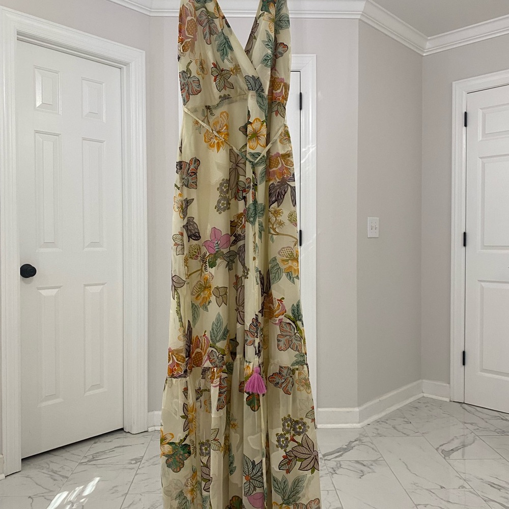 Fab’rik long lines floral dress- S